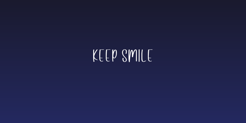 Keep Smile Social Header