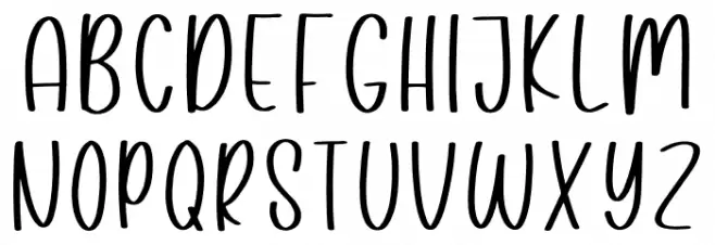 Keep Smile Schriftart Groß
