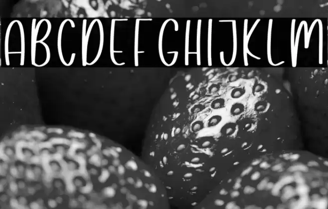 Keep Smile Font examples