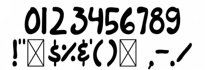 Keep Snowing Font OTHER CHARS