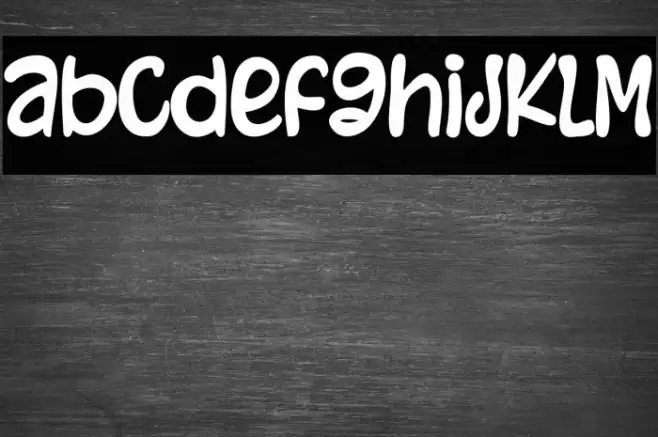 Keep Snowing Font examples