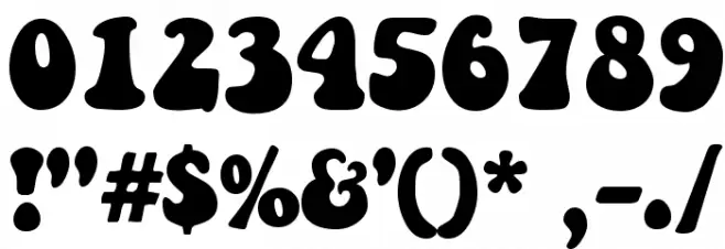 Keep on Truckin Шрифта ДРУГИЕ символов