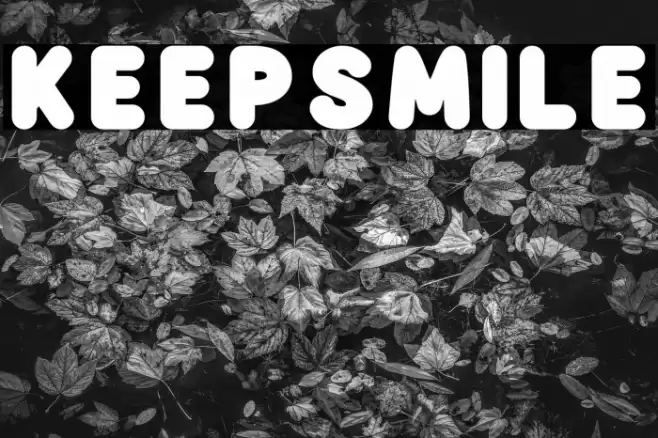 Keepsmile Font examples