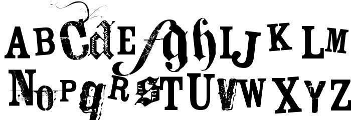 Keetano ATL My Gangsta Font LOWERCASE