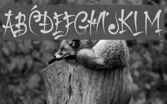 Keetano Gaijin Font examples