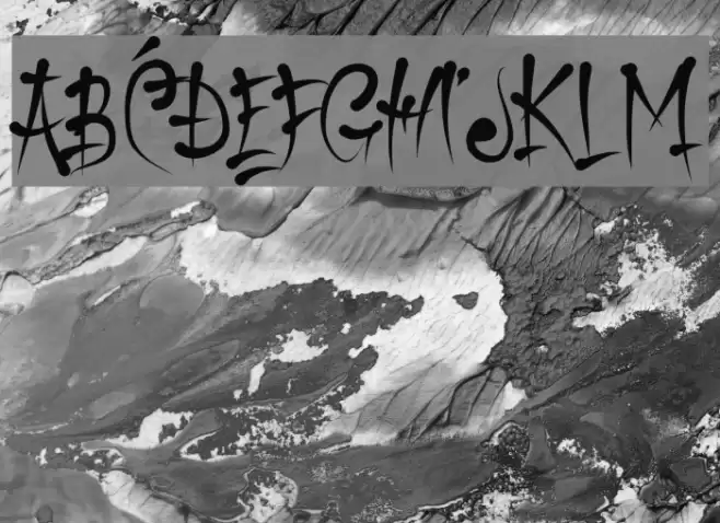 Keetano Gaijin Font examples