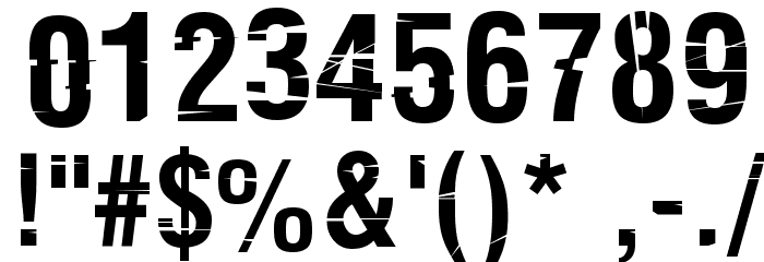 Keetano Katana Bold Font OTHER CHARS