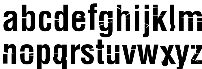 Keetano Katana Bold Font LOWERCASE