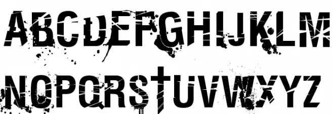 Keetano Katana KillBill Bold Font Litere mari