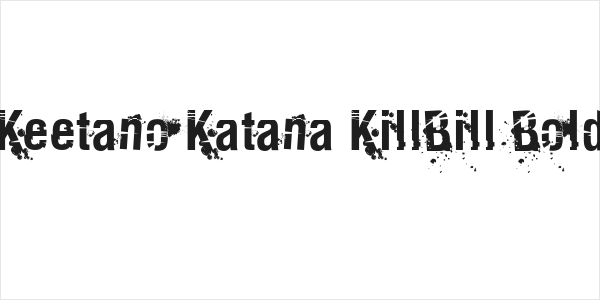 Keetano Katana KillBill Bold Logo