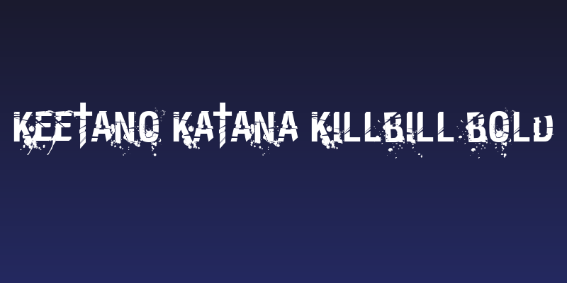 Keetano Katana KillBill Bold Social Header