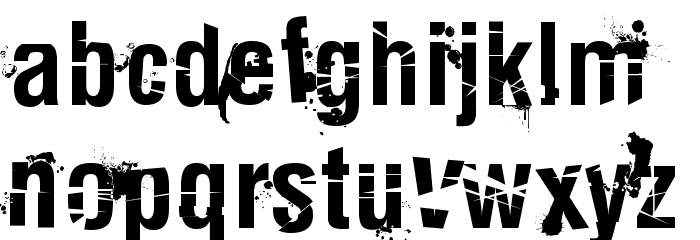 Keetano Katana KillBill Bold Font LOWERCASE