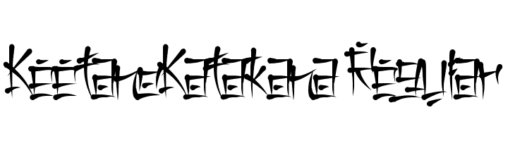 KeetanoKatakana Regular Font