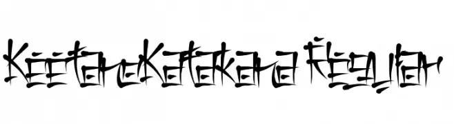 KeetanoKatakana Regular  baixar fontes gratis