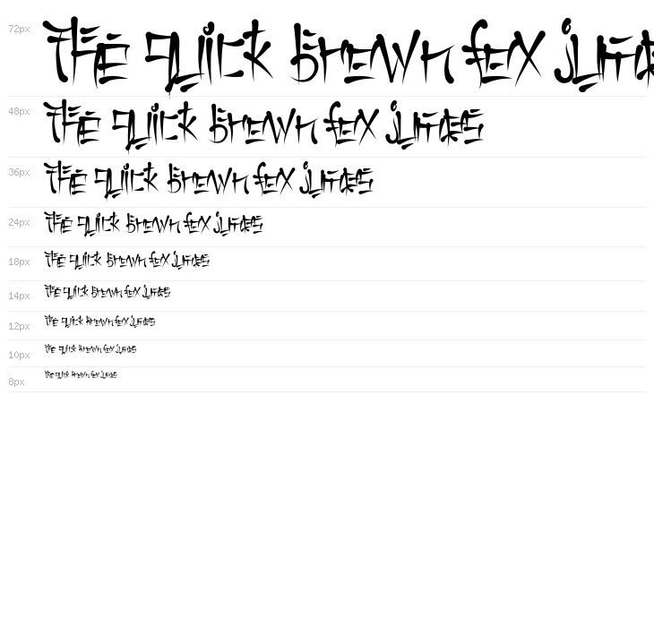 KeetanoKatakana Regular Waterfall