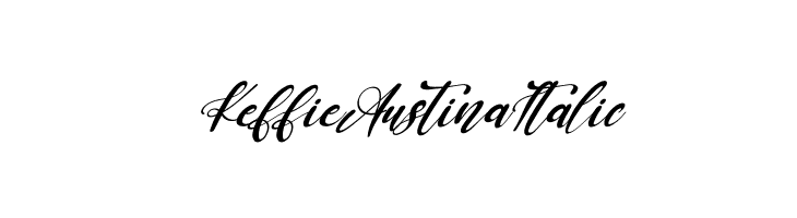 Keffie Austina Italic  नि: शुल्क फ़ॉन्ट्स डाउनलोड
