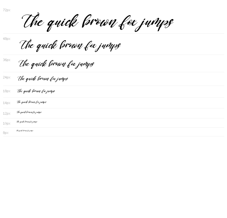 Keffie Austina Italic Waterfall