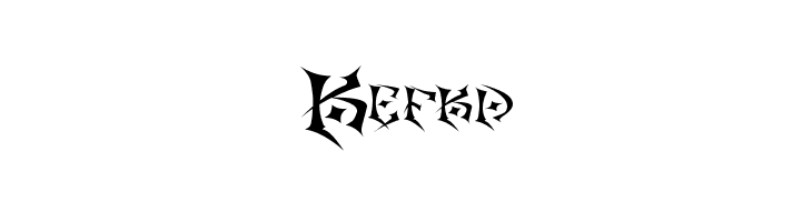 Kefka  les polices de caractères gratuit tlcharger