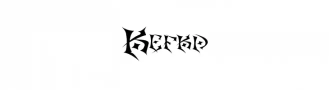Kefka  Скачать бесплатные шрифты