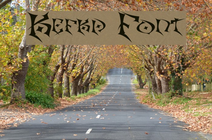 Kefka Font examples