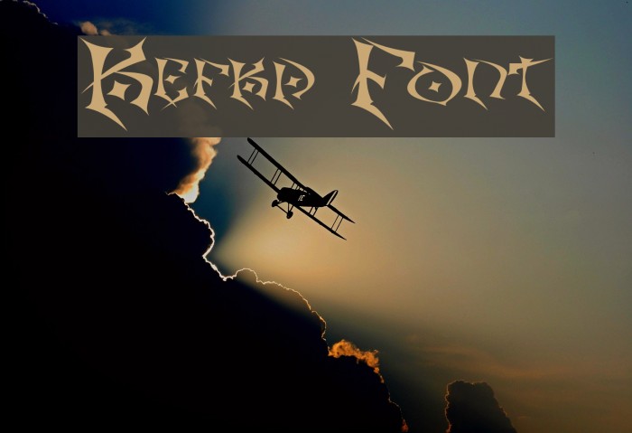 Kefka Font examples