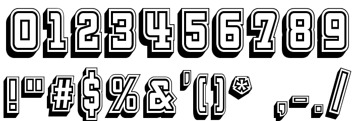 KeggerCollegiate Font OTHER CHARS