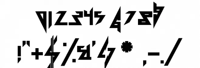 Ke$ha Font OTHER CHARS