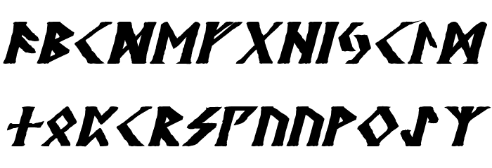 Kehdrai Bold Italic Font LOWERCASE