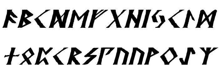 Kehdrai Italic Font LOWERCASE
