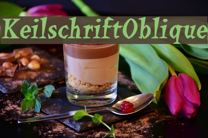 KeilschriftOblique Example 1