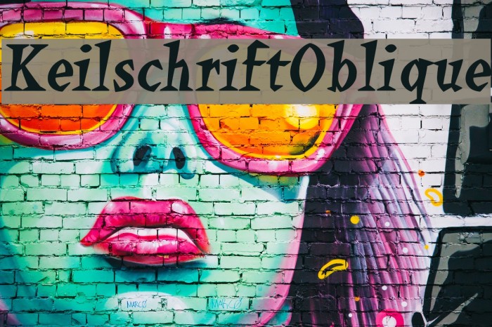 KeilschriftOblique Example 2