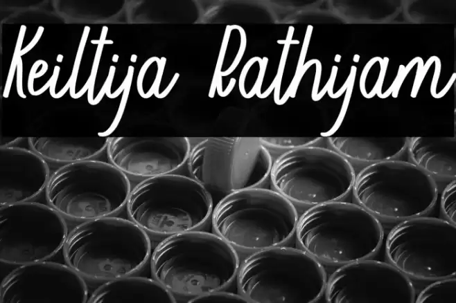 Keiltija Rathijam Font examples