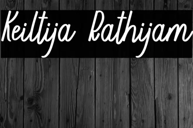 Keiltija Rathijam Font examples