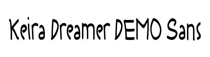 Keira Dreamer DEMO Sans  Free Fonts Download
