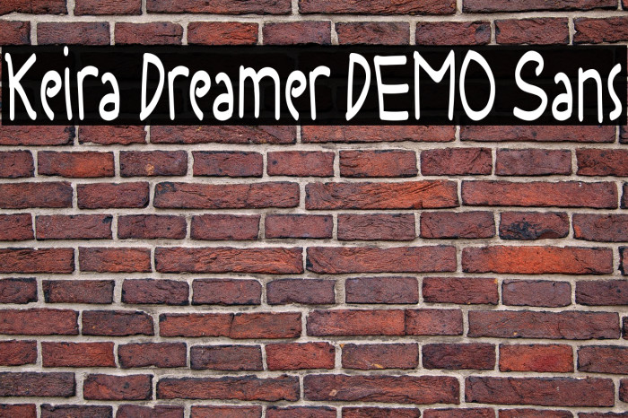 Keira Dreamer DEMO Sans Example 1