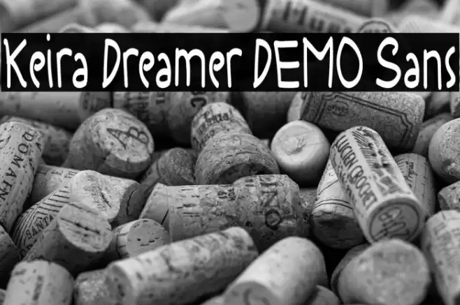 Keira Dreamer DEMO Sans Font examples