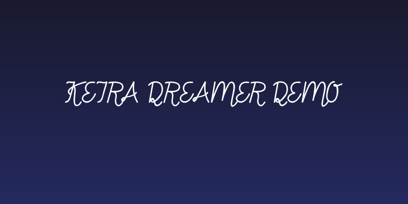 Keira Dreamer DEMO Social Header