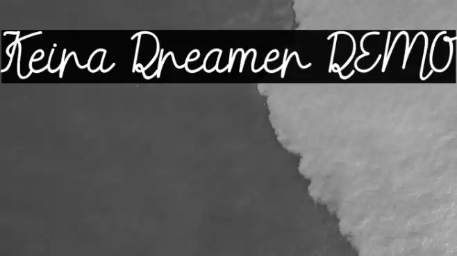 Keira Dreamer DEMO Font examples