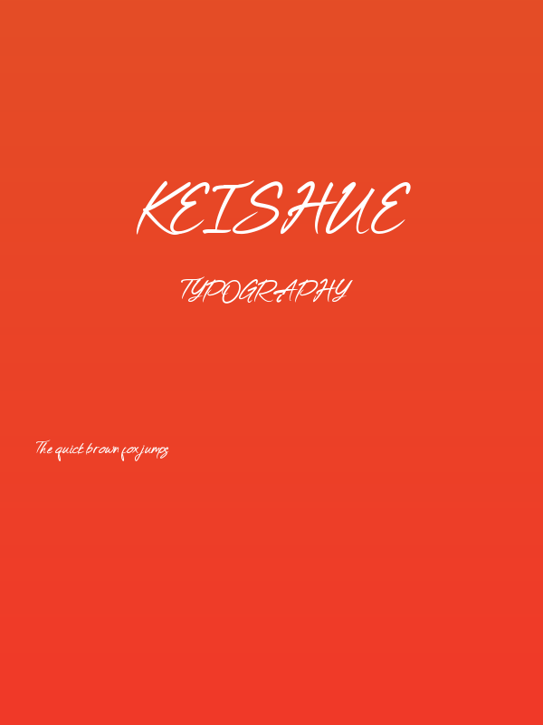Keishue Poster