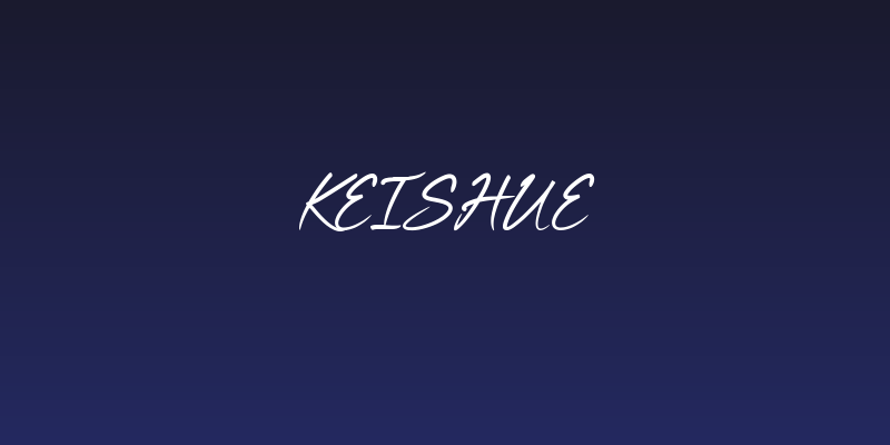 Keishue Social Header