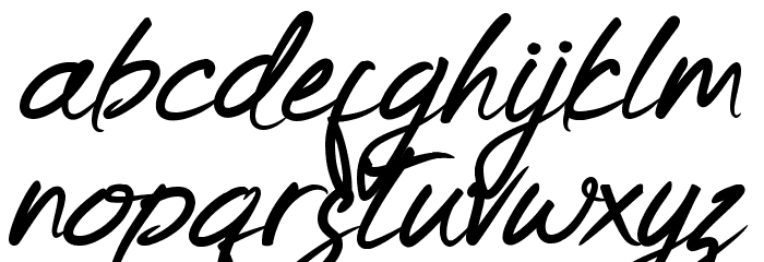 Keishue Font LOWERCASE