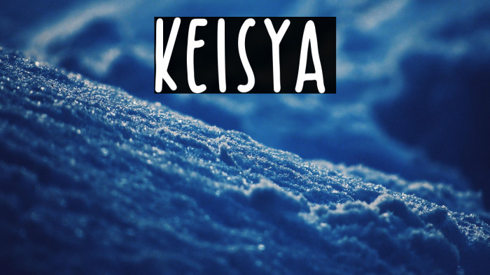 Keisya Example 3
