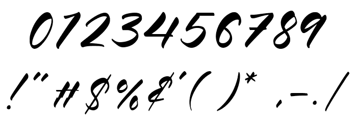 Keith Gordon Font OTHER CHARS