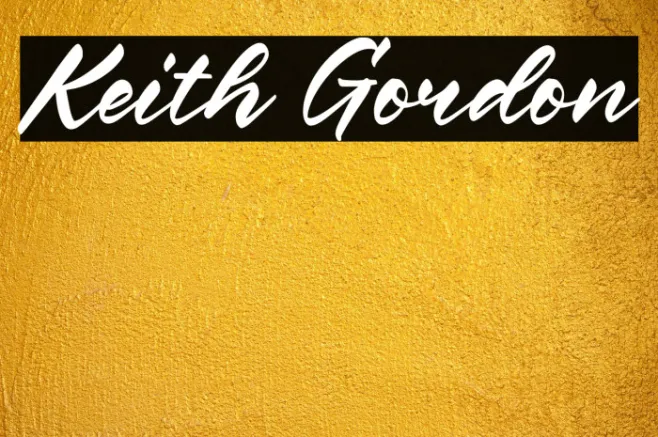 Keith Gordon Example 1