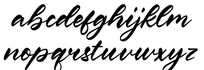 Keith Gordon Font LOWERCASE