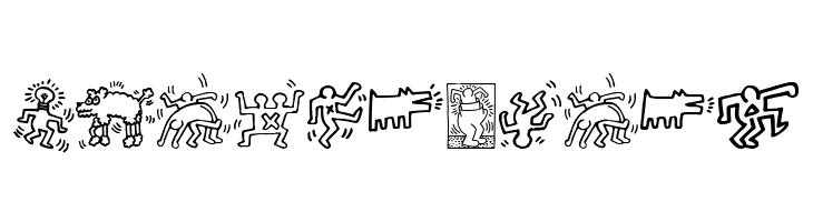 Keith Haring  font caratteri gratis