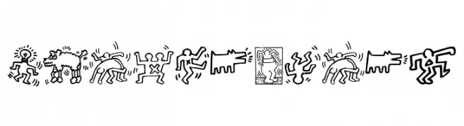 Keith Haring  Descarca Fonturi Gratis