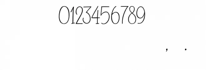 KeithFREEPERSONALUSE フォント その他の文字