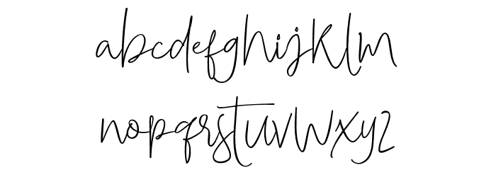 KeithFREEPERSONALUSE Font LOWERCASE