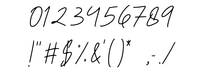 Keithey Font OTHER CHARS